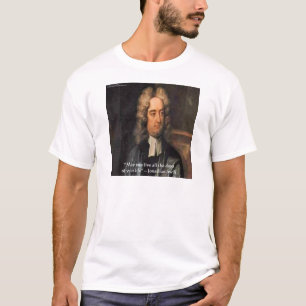 Jonathan Swift Leef Leven Humor Citaten T-shirt