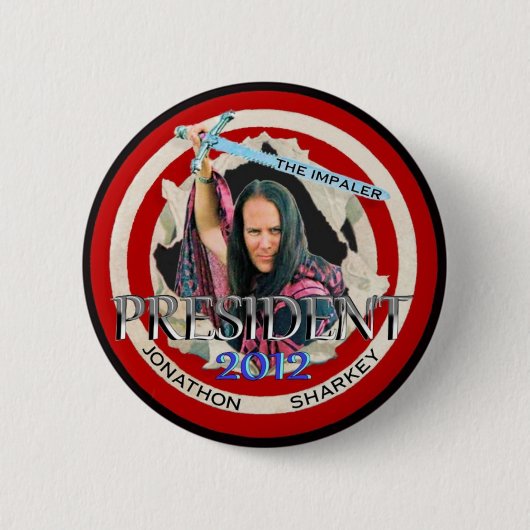 Jonathon "The Impaler" Sharkey 2012 Ronde Button 5,7 Cm (Voorkant)