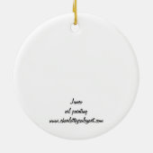 Joncco Snowbird Oiseau Art Ornement (Dos)