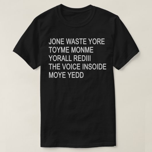 JONE AFVAL YORE TOYE MONME YORALL REDIII2 T-SHIRT (Design voorkant)