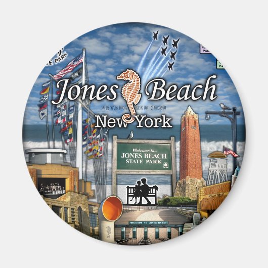 Jones Beach jpg Magneet (Voorkant)