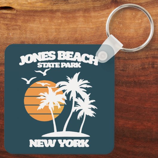 Jones Beach Long Island, Verenigde Staten Sleutelhanger (Achterkant)