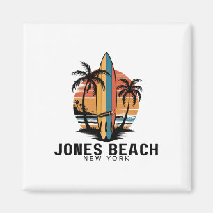 Jones Beach New York Surfen Surfer _1  Magneet