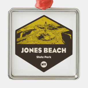 Jones Beach State Park New York Metalen Ornament