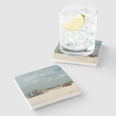 Jones Beach Umbrella Stand Stenen Onderzetter (Zijkant)