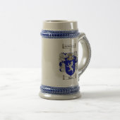 Jones Coat of Arms Stein / Jones Crest Stein Bierpul (Voorkant rechts)