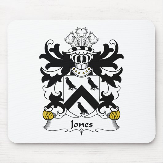 Jones Family Crest Muismat (Voorkant)