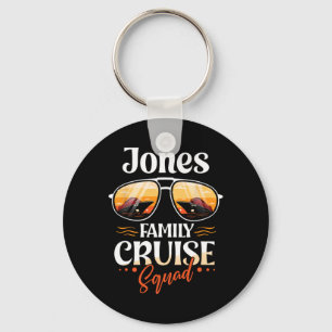 Jones Family Cruise Squad Gepersonaliseerde Jones Sleutelhanger