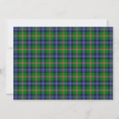 Jones Scottish Faire-part de mariage (Dos)