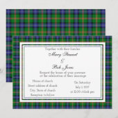 Jones Scottish Faire-part de mariage (Devant / Derrière)