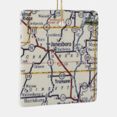 Jonesboro AR Keramisch Ornament (Rechts)