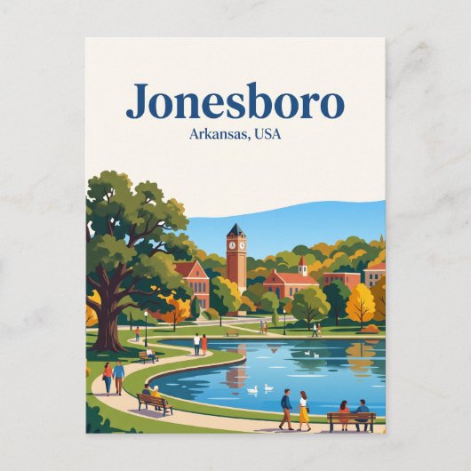Jonesboro VS Briefkaart (Voorkant)