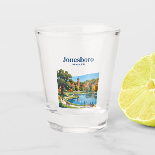 Jonesboro VS Shot Glas (Voorkant)