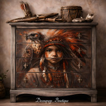 Jong Brave & Adelaar hoofdtooi Decoupage