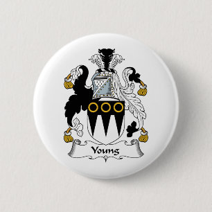 Jong CREST van de Familie Ronde Button 5,7 Cm