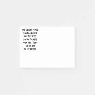 Jong en leuk post-it® notes
