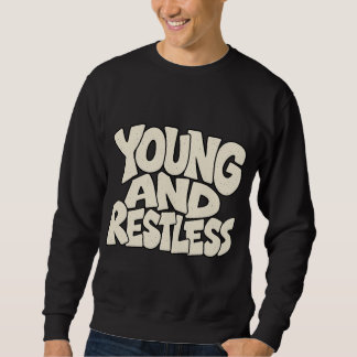 Jong En Rusteloos Vette Typografie Trui