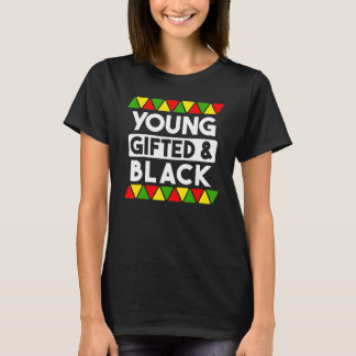 Jong en zwart  Zwarte geschiedenis Afrika zwart T-shirt