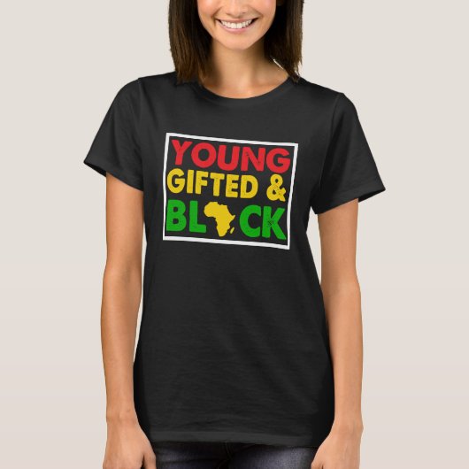 Jong ges& Zwarte T-shirt (Voorkant)