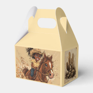 Jong lachend meisje rijdt op haar paard bedankdoosjes