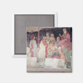 Jong Man begroet door de zeven liberale kunsten Magneet (Voorkant / Achterkant)