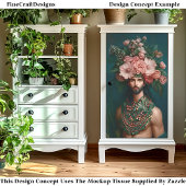 Jong Man, Bloemen, Bessen, Foliage CQ9 Decoupage Tissuepapier