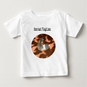 Jong Meerkat Broers en Zussen Spelen, Baby Tshirt