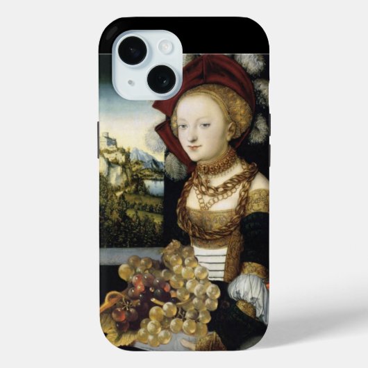 JONG MEISJE, ANTIEK VINEYARD GRAPES EN WIJN Case-Mate iPhone CASE (Achterkant)