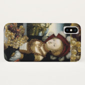 JONG MEISJE, ANTIEK VINEYARD GRAPES EN WIJN Case-Mate iPhone CASE (Achterkant (horizontaal))