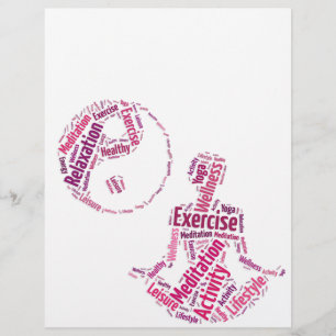 Jong meisje dat yoga beoefent onder het Yin Yang-s Flyer