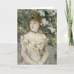 Jong meisje in een baljurk Berthe Morisot Kaart