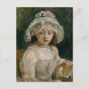 Jong meisje met Pet   Berthe Morisot Briefkaart
