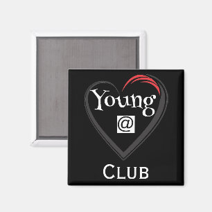 Jong van Hart Clubmagneet Magneet