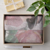 Jong Victoriaans Vrouw  Bloemjurk en Pet Tissuepapier (Geschenk)