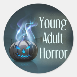Jong Volwassen Horror Genre Boek Hoesje Ronde Stic Sticker