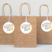 Jong, Wild & Drie | B-Day Favor Sticker | Glimlach