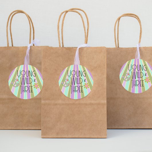 Jong, Wild & Drie | B-Day Favor Sticker | Koelen