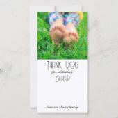 Jong, Wild & Drie | Foto Dankkaart | Kleur Bedankkaart (Voorkant)