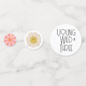 Jong, Wild & Drie | Kind B-Day Confetti | Pinks (Voorkanten)