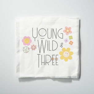 Jong, Wild & Drie   Kind Verjaardagsservet   Gliml Servet