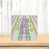 Jong, Wild & Drie | Verjaardag Gastenboek | Koelen Notitieboek