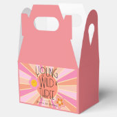 Jong, Wild & Drie | Verjaardagsgunstbox | roze Bedankdoosjes (Geopend)