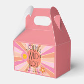 Jong, Wild & Drie | Verjaardagsgunstbox | roze Bedankdoosjes (Voorkant Zijde)