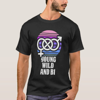 Jong Wild en Bi - Biseksuele Trots T-shirt