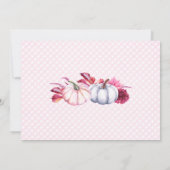 Jong, Wild en Drie, Pompoen 3e Verjaardagsfeestje Kaart (Achterkant)