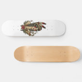 Jonge autochtone Amerikaanse vrouw Skateboard (Horizontaal)