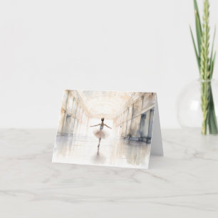 Jonge Ballerina Dancing BLANK Kaart