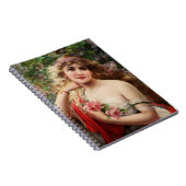 Jonge dame met Rozen Notitieboek (Rechterzijde)