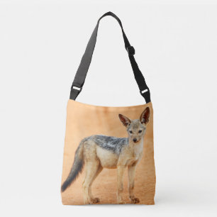 Jonge dwerg op rood zand, Serengeti Crossbody Tas