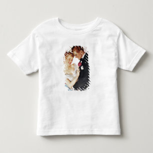 Jonge echtpaar formeel draag kinder shirts